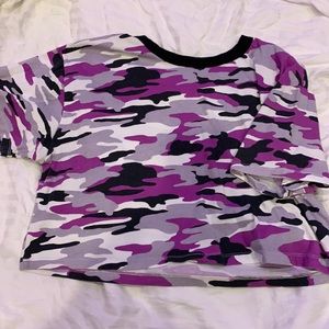 Camouflage Wild Fable crop top